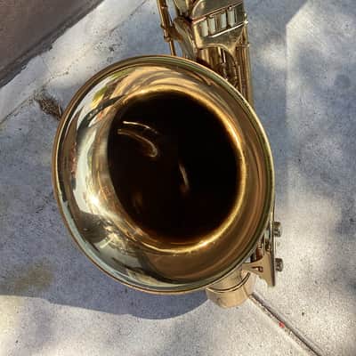 1970 CG CONN Shooting Star Tenor Sax - Brass Lacquor image 4