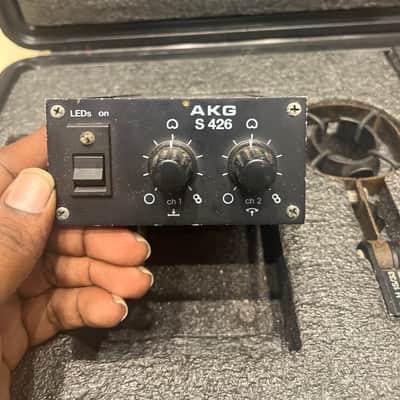 AKG C426 Stereo Condenser Microphone System w/ Control Unit – Vintage Made in Austria image 2