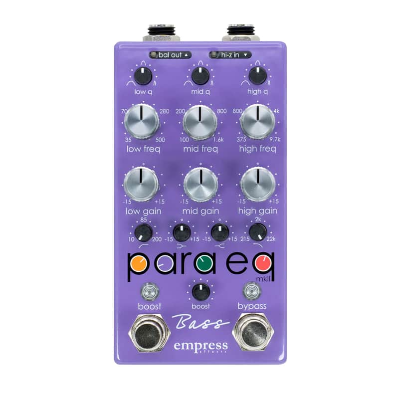 Save $21.65: Empress Effects Bass ParaEQ Parametric EQ Pedal for $374.00