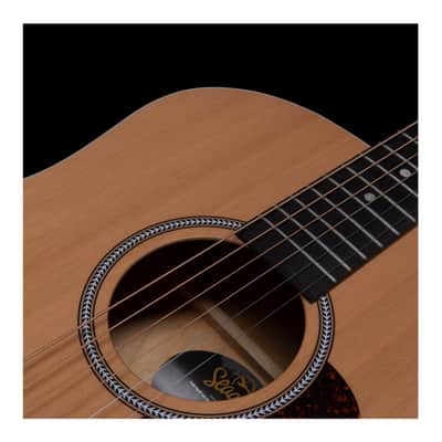 Seagull S6 Cedar Original Right-Hand Acoustic Guitar with Silver Leaf Maple Neck image 6