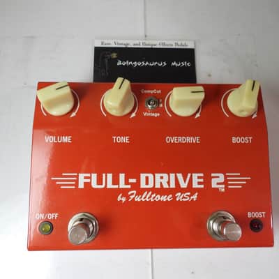 Fulltone Custom Shop Full Drive 2 Overdrive Effects Pedal Fiesta Red w/Box image 2