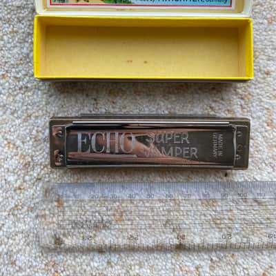 Vintage Echo Super Vamper Harmonica by M.Hohner & Yellow Box