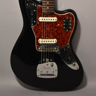 1963 Fender Jaguar Black Refin L-Series Pre-CBS w/HSC image 1