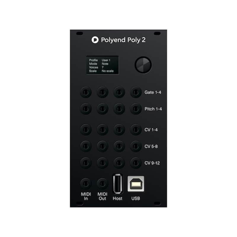 Polyend Poly 2 - Polyphonic MPE compatible MIDI to CV interface [eurorack] image 1