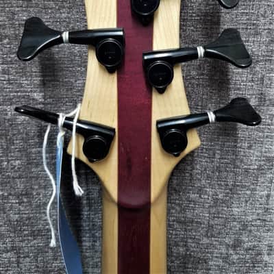 Roscoe SKB Standard Plus 5 Bass Guitar w/ OHSC image 8