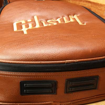 GIBSON Gig Bag Premium Soft Case Brown Vinyl Leather Fits SG Les Paul Gigbag image 6