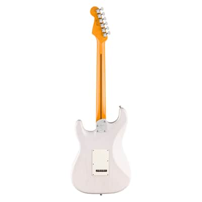 Used Fender American Ultra Luxe '50s Stratocaster - White Blonde w/Maple FB image 8