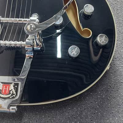 HAGSTROM Tremar Viking Deluxe, Black Gloss image 14