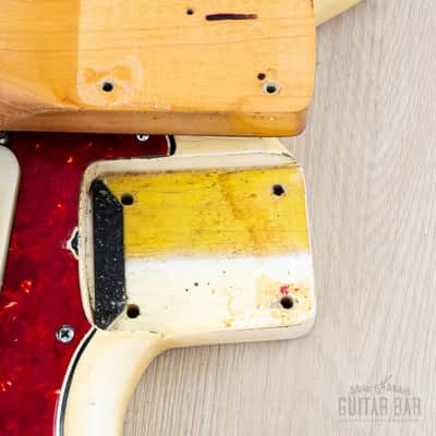 1965 Fender Mustang Vintage Offset Guitar Olympic White w/ Case image 18