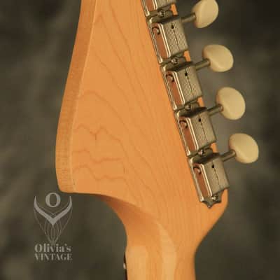 1964 Fender DUO-SONIC II Blue with '66 body CLAY DOTS + L-PLATE + '64 pickups image 15