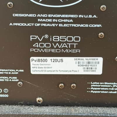 Peavey PV i8500 400 Watt Powered Mixer Bild 13