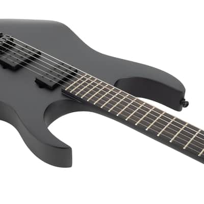 Ibanez RGRTBB21 Iron Label RG Baritone - Black Flat image 7