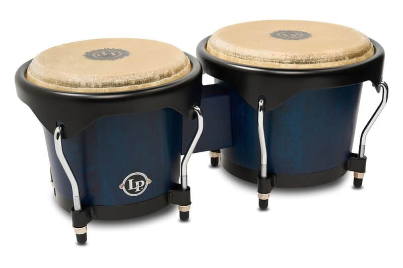 BONGOS LATIN PERCUSSION BONGOS Bongos City Series II Mango Blu LP601NYII-BL image 1