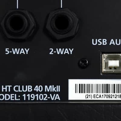 Blackstar HT Club 40 MKII 40-Watt 1x12" Tube Guitar Combo 2017 - Present - Black image 5