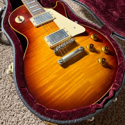 Gibson 2002 Custom Shop Historic Collection '58 Les Paul Standard Flame Top Reissue - Heritage Darkburst image 10