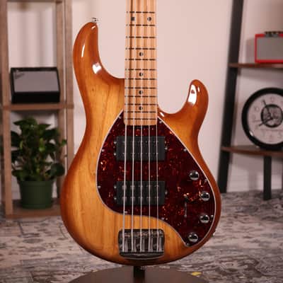 MusicMan Stingray Special HH 5 strings - Roasted Flamed Maple Fingerboard, Hot Honey image 14
