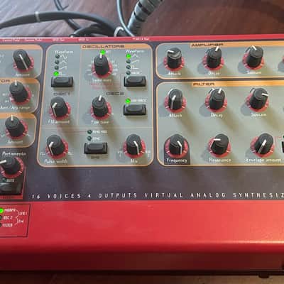 Nord 2X Rack 20-Voice Rackmount Virtual Analog Lead Synthesizer 2003 - 2014 - Red