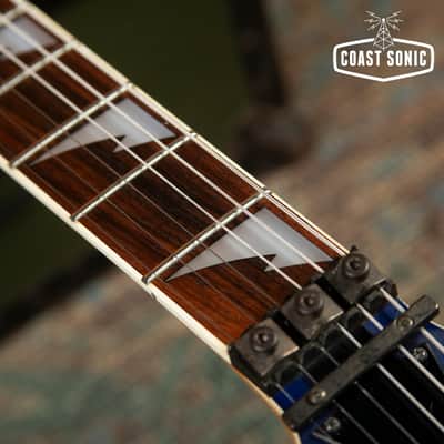 1995 Ibanez RGR470 RG Series, Fujigen made in Japan MIJ, Jewel Blue burst, image 12