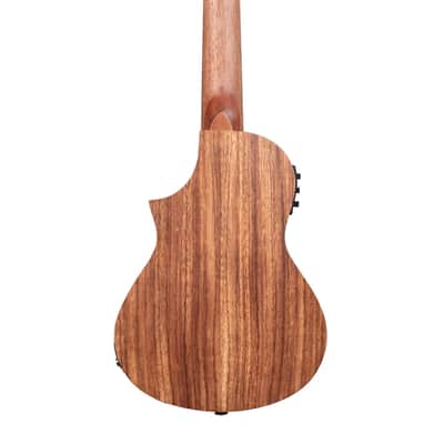 Kala Teak Tri-Top Concert Acoustic-electric Ukulele - Natural image 3