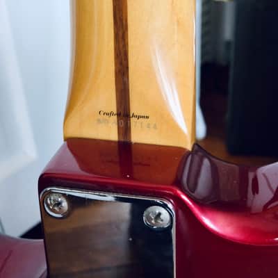 ‘96 Squier Vista Jagmaster Candy Apple Red image 7