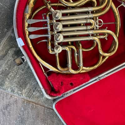 C. G. Conn 6D Double French horn. Made in USA image 2