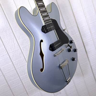 Eastman T64 Trapeze - Iced Blue Metallic P2600073 image 5