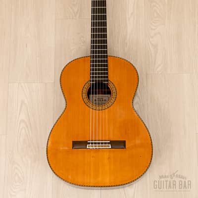 1986 Masaru Kohno Professional-R Vintage Classical Guitar, Spruce & Rosewood w/ Case image 2