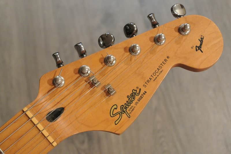 1996 Made in Korea Fender Squier Stratocaster- Gold Logo, V | Reverb