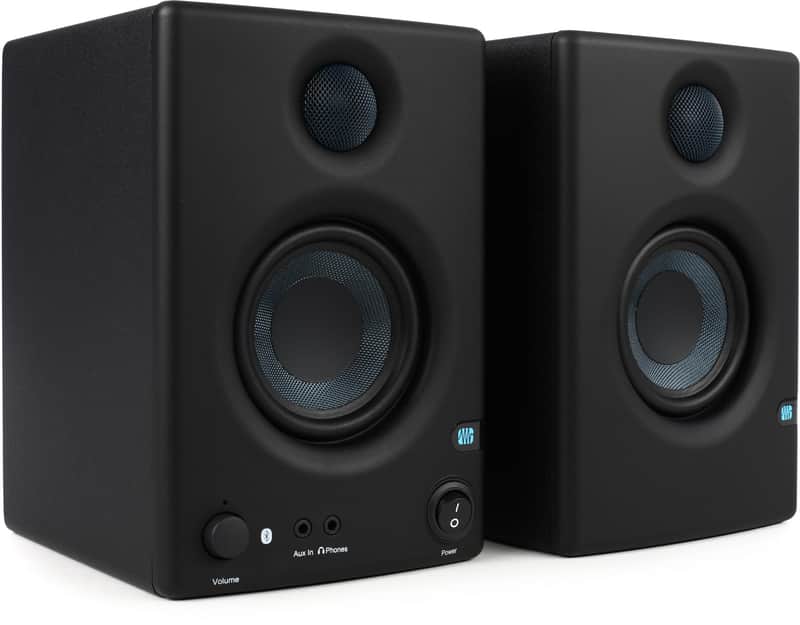 PreSonus Eris 3.5 BT 3.5 inch Powered Studio Monitors with Bluetooth (2-pack) Bundle image 1