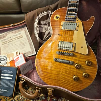 Gibson Custom Shop Les Paul ‘59 Tom Doyle "TIME MACHINE" #108 ~ R9/59 Relic Burst “SUPER PREMIUM” - Historic Aged w/Doyle Coils TRU-CLONES ‘59 PAFs image 6