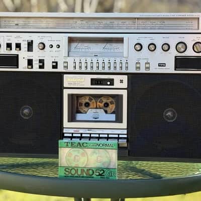 National RX-5700 Rare Vintage Radio Cassette Boombox Serviced Warranty Tested image 20