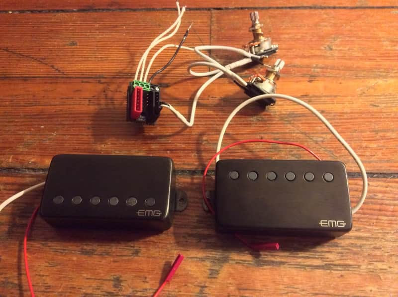 EMG 57/66 Set Brushed Black Chrome image 1