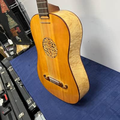 Vintage R Wilkinson Custom Made 12-String Classical Baroque Guitar with Case Made for Rod Stucky image 13