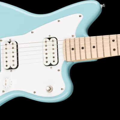 Fender Squier Mini Jazzmaster HH Daphne Blue Short-Scale Electric Guitar image 4