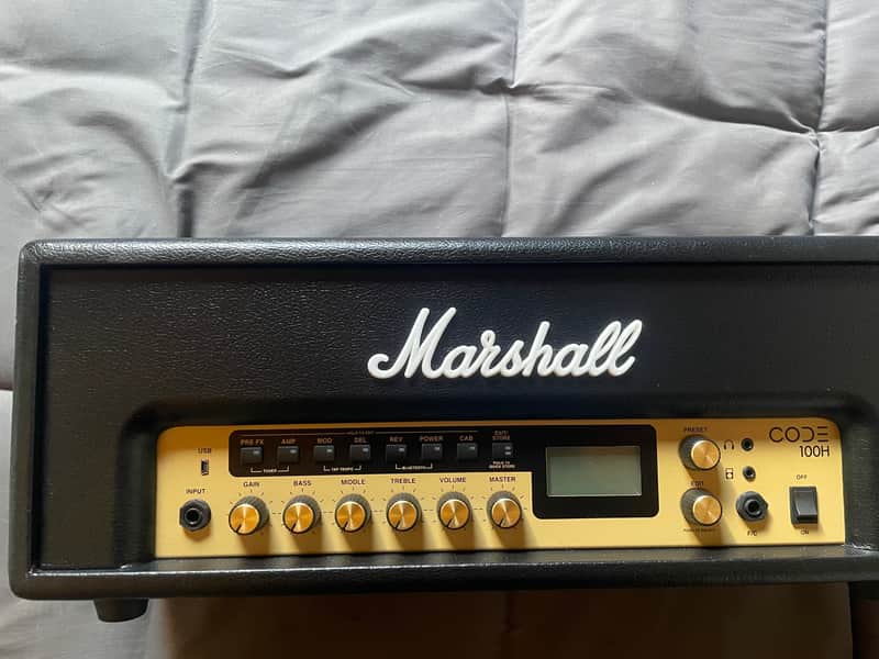 Immagine Marshall Code CODE100H 100-Watt Digital Modeling Guitar Amp Head 2016 - 2021 - Black - 1