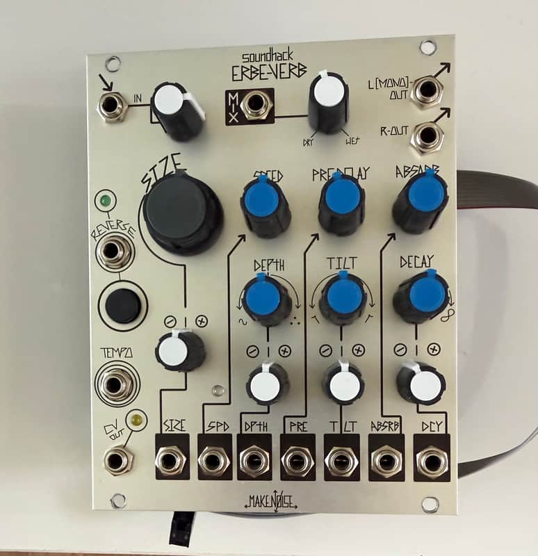 Make Noise Erbe-Verb Module 2008 - Present - Silver image 1