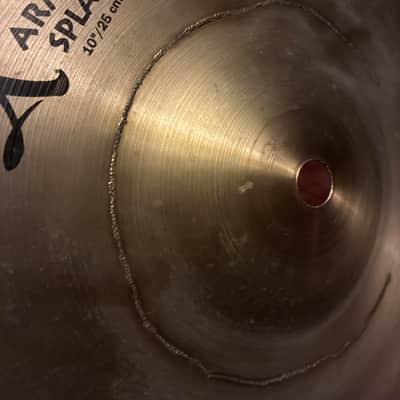 Zildjian 10" Restored A Series Armand Splash Cymbal 2007 - 2009 - Traditional image 2