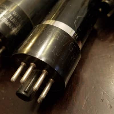 Ken-Rad etc. Pair (2) VT-152 Power Pentode tNOS AT1000 TESTED Vacuum Tube premium JAN 6K6 6K6GT/G Audio 1941-1958 image 8