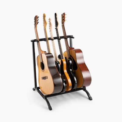On-Stage GS7561 5-Space Foldable Multi-Guitar Rack Stand 2010s - Black Bild 6