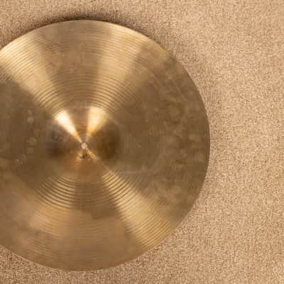 1970s Zildjian 18" Thin Stamp Crash Cymbal 1484g image 5