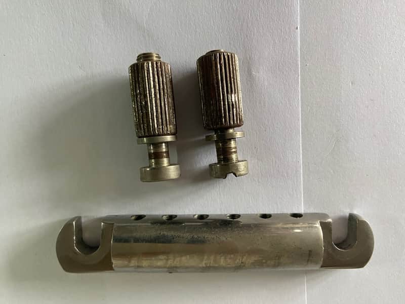 Unknown Tailpiece 70s to 90s - Nickel image 1