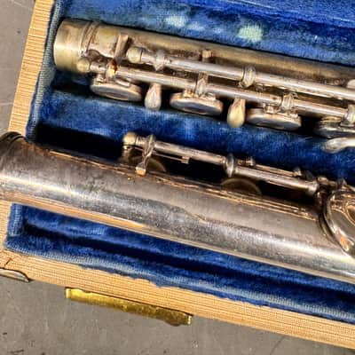 Vintage W.T. Armstrong Concert Flute Orchestral C Open Hole 25 1962 - Silver image 8