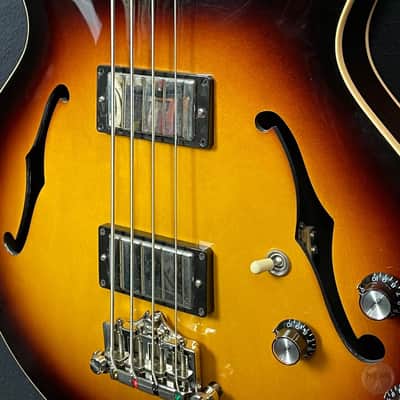 Gibson Custom Shop ES 335 Memphis Bass from 2013 in sunburst finish with original case image 5