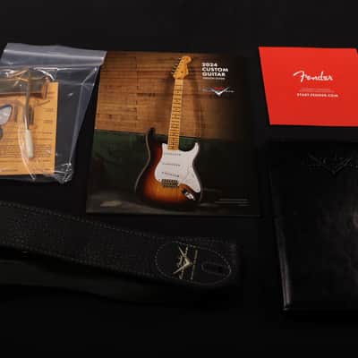 MINT Fender Custom Shop 2019 Vintage Custom 1957 Stratocaster NOS Maple Fingerboard Aged White Blonde 368 image 10