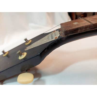 Pirles 4-String Tenor Banjo Rare Vintage w/ Original Hard Case Ready to Restore image 15