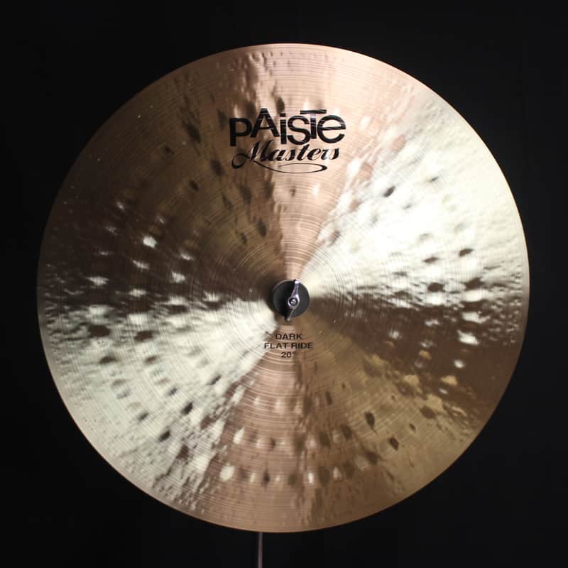 Paiste 20" Masters Dark Flat Ride - 2096g (video demo) image 1