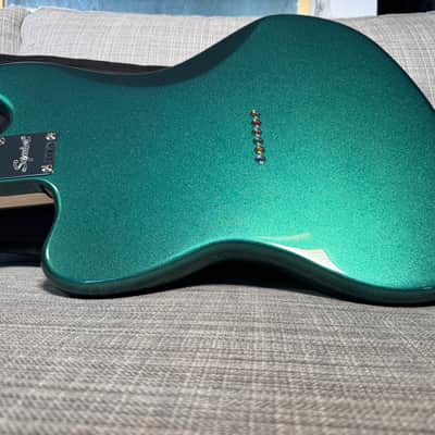 Squier Jazzmaster Electric XII 12 string Paranormal 2024 - Sherwood Green with Upgrades and Fender Gig Bag image 6