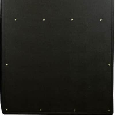 Mojotone British Style Tall 4x12 Slant Extension Cabinet Black / Salt & Pepper image 3