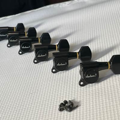 1980's Japan Charvel Jackson Deluxe Series R Logo Tuners Tuning Pegs 6 In Line image 1
