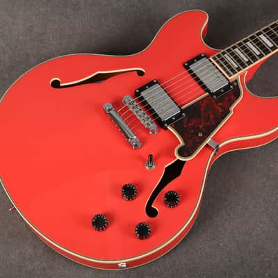 D'Angelico Premier DC - Fiesta Red - 2nd Hand image 11